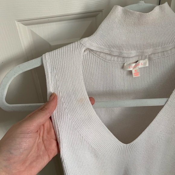 Off-white Ribbed Bodysuit - Picture 5 of 5